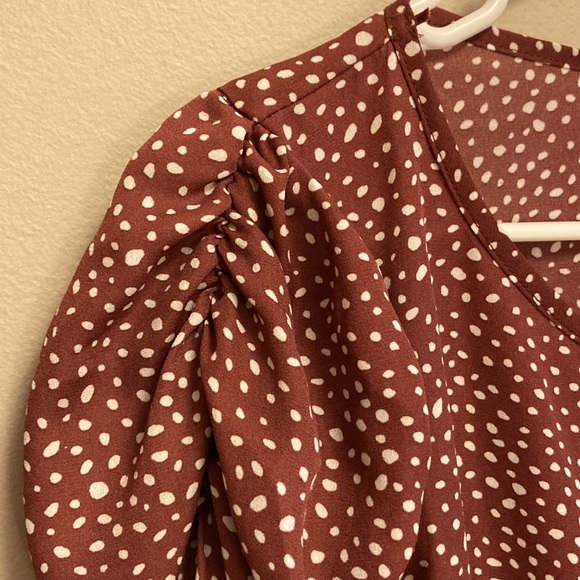 Polka dot blouse - Picture 4 of 5